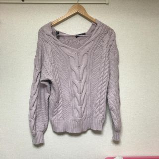 ダブルクローゼット(w closet)のw closet ケーブルニット(ニット/セーター)