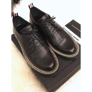 アレキサンダーワン(Alexander Wang)のALEXANDER WANG レースアップ レザー シューズ 37(ローファー/革靴)