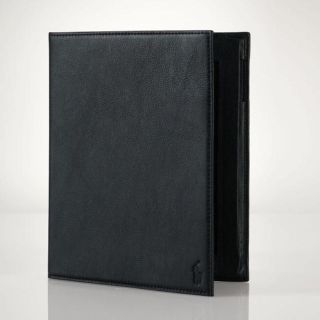 ポロラルフローレン(POLO RALPH LAUREN)の【正規品】ラルフローレン iPad 本革ケース ブラック(その他)