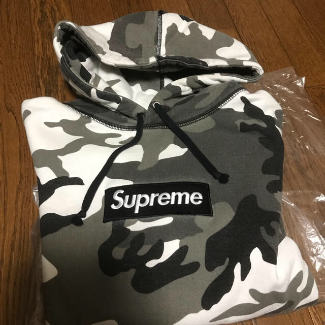 早い者勝ち supreme boxlogo snow camo Mサイズ