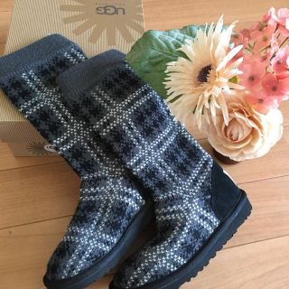 アグ(UGG)のm_h 様ご専用 UGG キッズ ニットブーツ 18センチ(ブーツ)