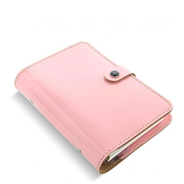 Filofax(ファイロファックス)のファイロファックス 本革製 システム手帳 ザ・オリジナル パテント 色:ピンク メンズのファッション小物(手帳)の商品写真