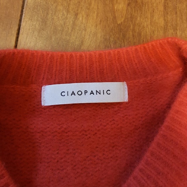 Ciaopanic(チャオパニック)のみさえ様専用　CIAOPANIC  オレンジニット レディースのトップス(ニット/セーター)の商品写真
