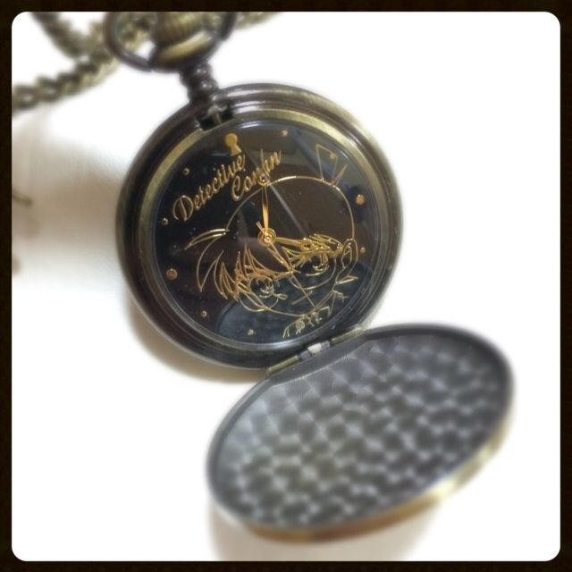 コナン♡懐中時計 レディースのファッション小物(腕時計)の商品写真
