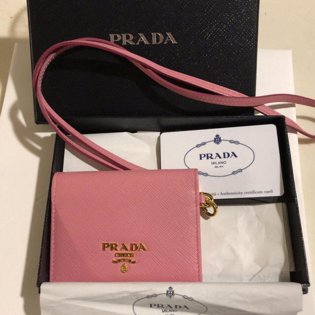 PRADA(プラダ)のプラダ カードケース レディースのファッション小物(名刺入れ/定期入れ)の商品写真