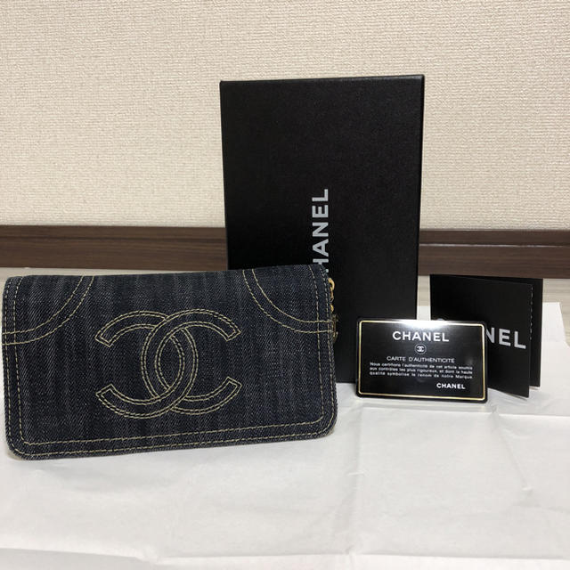 CHANEL(シャネル)のCHANELデニム長財布 レディースのファッション小物(財布)の商品写真