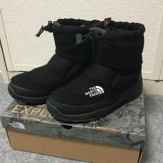 ザノースフェイス(THE NORTH FACE)の美品★ ノースフェイス ヌプシ ブーティ ウール 黒  24.0(ブーツ)