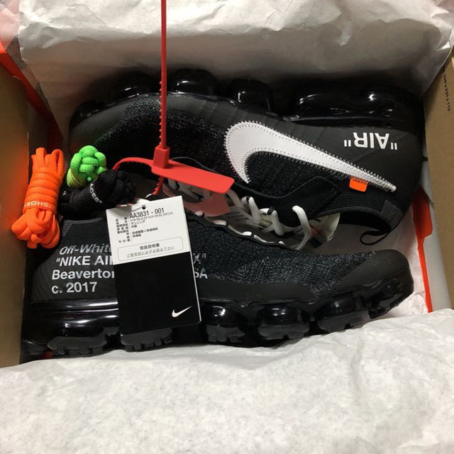 NIKE(ナイキ)のNIKE THE TEN airvapormax off-white29cm メンズの靴/シューズ(スニーカー)の商品写真