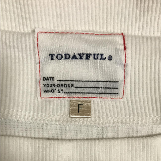 TODAYFUL(トゥデイフル)のmimi様専用☺︎ボートネックボーダーカットソー レディースのトップス(カットソー(長袖/七分))の商品写真