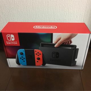 ニンテンドースイッチ(Nintendo Switch)の新品未使用 未開封 Nintendo switch本体 ネオンレッド、ブルー(家庭用ゲーム機本体)