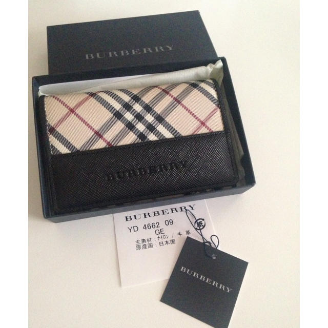 買取 専用☆Burberry バーバリー 名刺入れ カードケース ☆メンズ