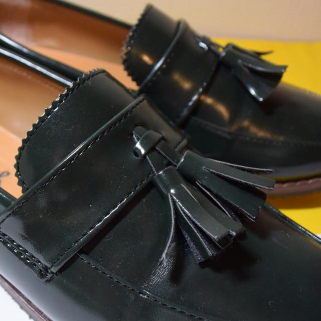 グリーン ローファー 新品 レディースの靴/シューズ(ローファー/革靴)の商品写真