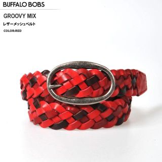 バッファローボブス(BUFFALO BOBS)の新品未使用★定価7900円　バッファローボブズレザーメッシュベルト(ベルト)