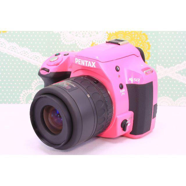 ♡かわいいピンク＆スマホにGO!!♡Pentax K-50 レンズセット♡