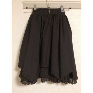 アクシーズファム(axes femme)の【axes femme】バックリボン 膝丈スカート(ひざ丈スカート)