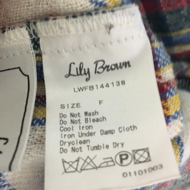 Lily Brown(リリーブラウン)のリリーブラウン バックリボンネルシャツ レディースのトップス(シャツ/ブラウス(長袖/七分))の商品写真