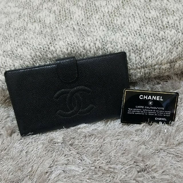 CHANEL♡キャビアスキン長財布