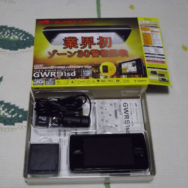 最終値下げ！送料無料　GPS&レーダー探知機 GWR91sd