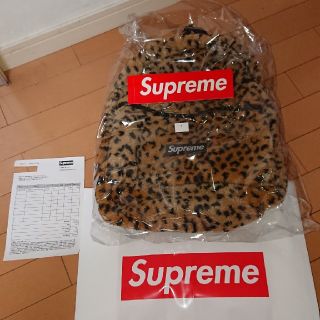 シュプリーム(Supreme)の新品 17AW Supreme Leopard Fleece Backpack (バッグパック/リュック)