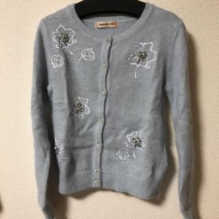 アプワイザーリッシェ(Apuweiser-riche)のアプワイザーリッシェ☆アンゴラ刺繍カーディガン(カーディガン)