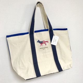 メゾンキツネ(MAISON KITSUNE')の新品 メゾンキツネ バッグ ブランド ボストン トートバッグ キャンバス 旅行鞄(トートバッグ)