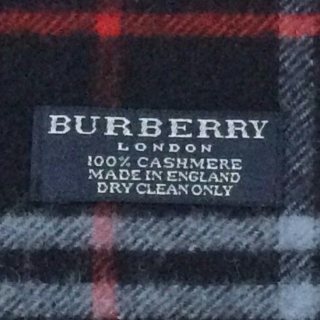 BURBERRY - カシミア100% バーバリーマフラー ストール カシミヤ 