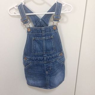 ベビーギャップ(babyGAP)のkiki様専用     babyGAPデニムジャンパースカート 80cm(スカート)