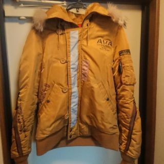 アヴィレックス ジャケット/アウター(メンズ)(イエロー/黄色系)の