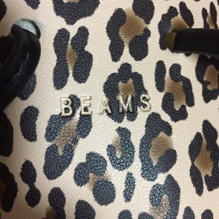 ビームス(BEAMS)のBEAMS レオパード柄バッグ(ハンドバッグ)