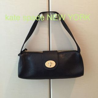 ケイトスペードニューヨーク(kate spade new york)のkate spade NEW YORK ブラック バッグ レザー(ハンドバッグ)