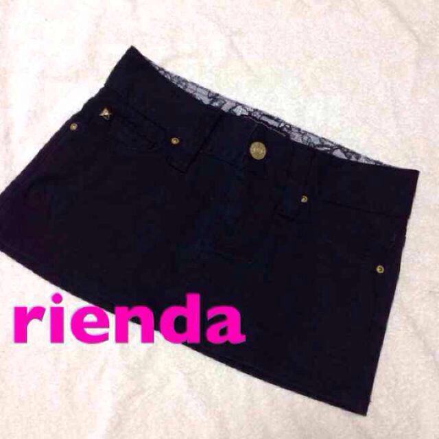 rienda(リエンダ)のrienda♡デニムミニスカート レディースのスカート(ミニスカート)の商品写真