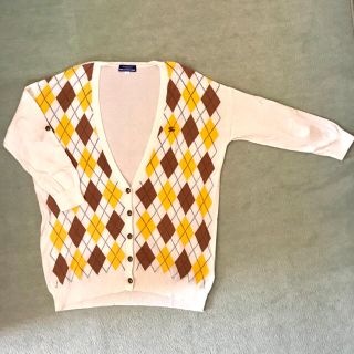 バーバリーブルーレーベル(BURBERRY BLUE LABEL)のブルー様専用 Burberry blue label アーガイルカーディガン(ニット/セーター)