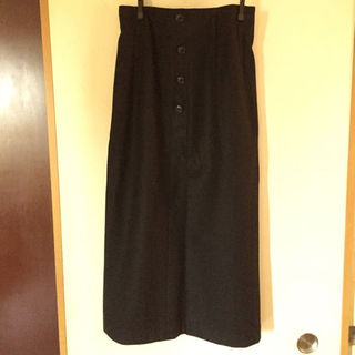 コムサデモード(COMME CA DU MODE)の黒のロングタイトスカート(ロングスカート)