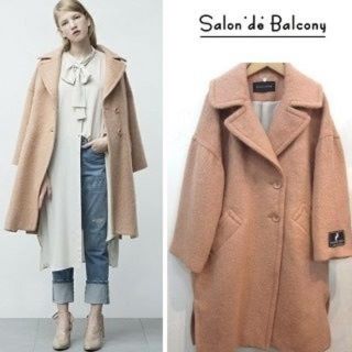 サロンドバルコニー(Salon de Balcony)のK❤さま専用2016AW♡salon de balconyシャギーオーバーコート(ロングコート)