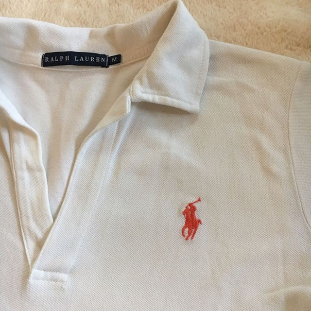 Ralph Lauren(ラルフローレン)のルル様専用☆美品☆ラルフローレン ポロシャツ  白 レディースのトップス(ポロシャツ)の商品写真