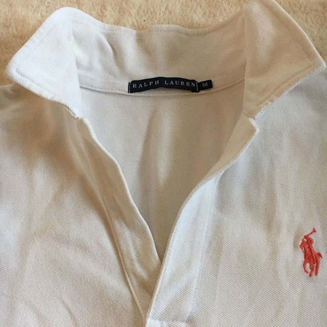 Ralph Lauren(ラルフローレン)のルル様専用☆美品☆ラルフローレン ポロシャツ  白 レディースのトップス(ポロシャツ)の商品写真