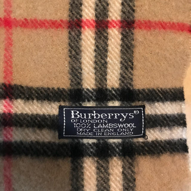 BURBERRY(バーバリー)のバーバリー  Burberry 定番色 マフラー ウール メンズのファッション小物(マフラー)の商品写真