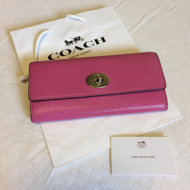 COACH(コーチ)のめめ様専用✩⃛正規店コーチ正規COACHかわいいピンク レディースのファッション小物(財布)の商品写真