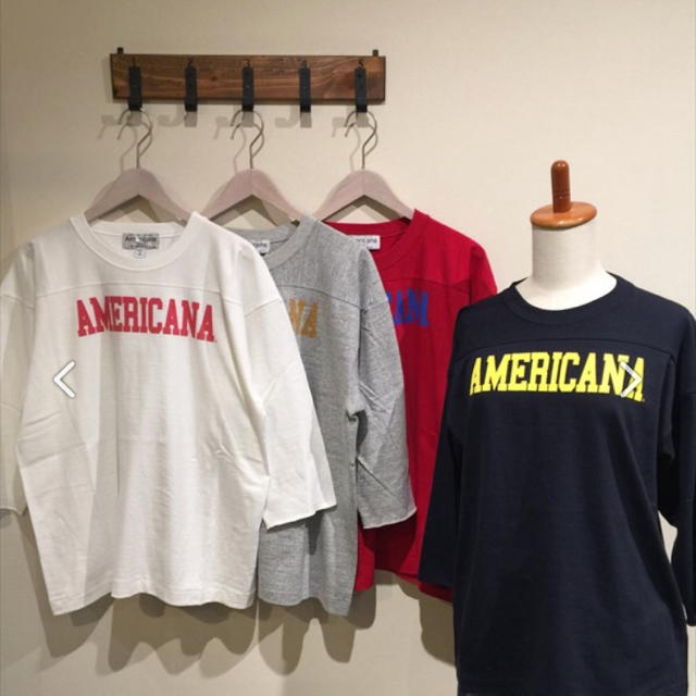 AMERICANA(アメリカーナ)のアメリカーナ americana 今期 フットボールT  レディースのトップス(Tシャツ(長袖/七分))の商品写真