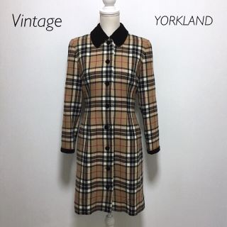 ヨークランド(Yorkland)の【Vintage】日本製★YORKLAND ウール素材 シャツワンピース(ひざ丈ワンピース)