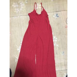 ザラ(ZARA)のmiyu0814様専用☆ZARA☆真っ赤リブオールインワン(オールインワン)