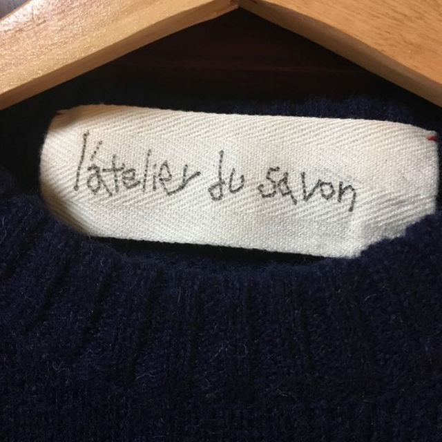 l'atelier du savon(アトリエドゥサボン)のアトリエドゥサボン セーター ネイビー レディースのトップス(ニット/セーター)の商品写真
