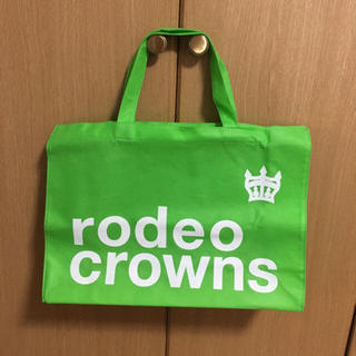 ロデオクラウンズ(RODEO CROWNS)のロデオクラウンズ 限定ショップバック グリーン(ショップ袋)