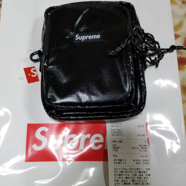 Supreme(シュプリーム)のkichi02様専用☆17aw supreme shoulder bag 黒 メンズのバッグ(ショルダーバッグ)の商品写真