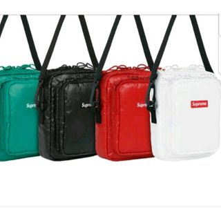 シュプリーム(Supreme)のkichi02様専用☆17aw supreme shoulder bag 黒(ショルダーバッグ)