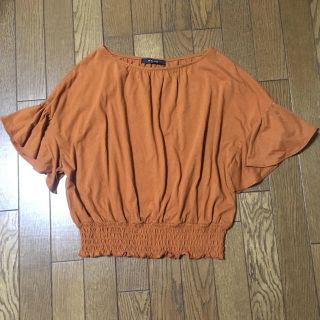 ダブルクローゼット(w closet)の【かず様専用】w closet 袖フリルトップス(カットソー(半袖/袖なし))