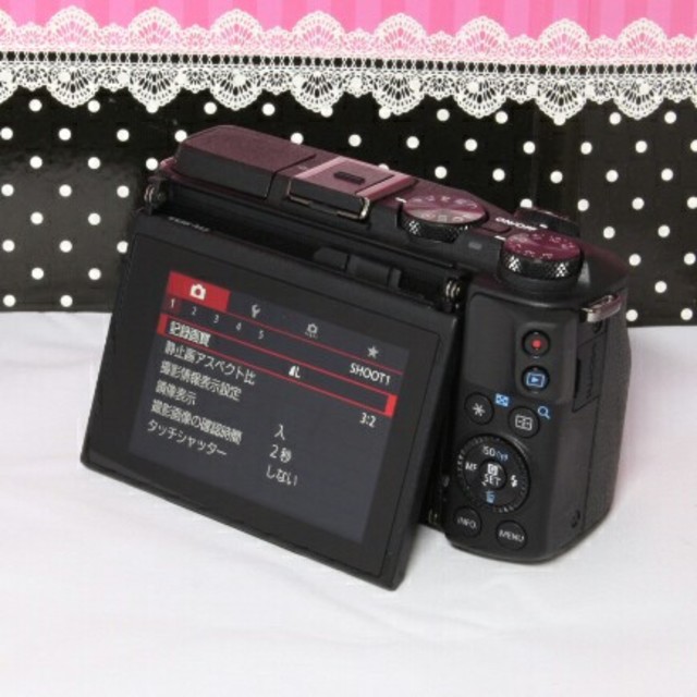 Canon(キヤノン)のsa_kirin47様専用❤Wi-Fi搭載機❤Canon EOS M3 スマホ/家電/カメラのカメラ(ミラーレス一眼)の商品写真