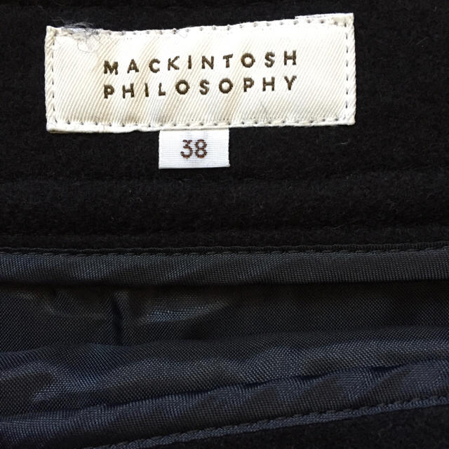 MACKINTOSH PHILOSOPHY(マッキントッシュフィロソフィー)の《美品》定価4.2万 MACKINTOSH 台形スカート レディースのスカート(ひざ丈スカート)の商品写真