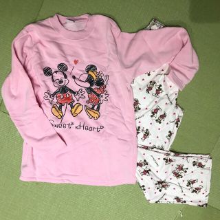 ディズニー(Disney)の出産前セール 新品☆ミッキーミニー  あったかパジャマ(パジャマ)