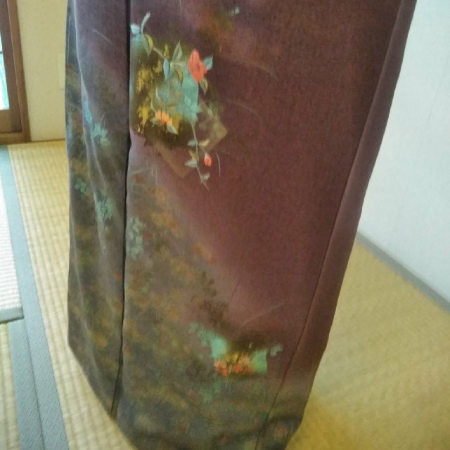 新品　付け下げ訪問着　刺繍入り